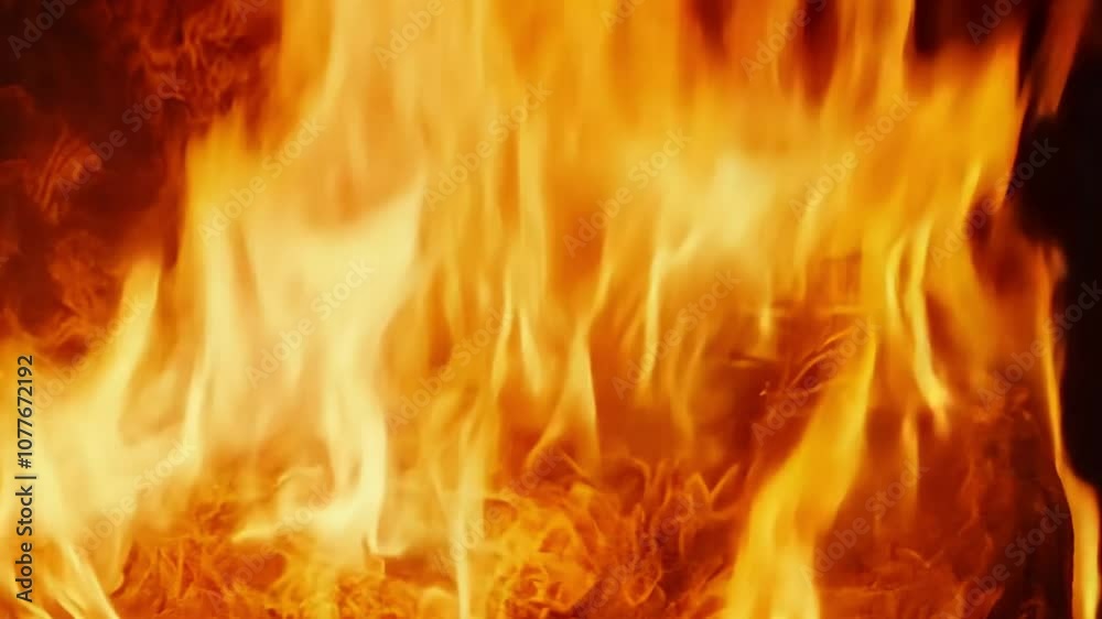 Fire flame close up loopable. Loopable flame with alpha mask for easy integration into any video Fire flame close up loopable. Loopable flame with alpha mask for easy integration into any video