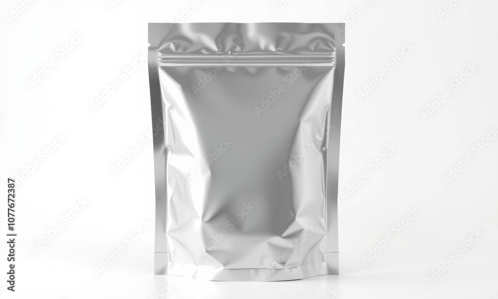 silver foil stand up pouch with sleek design, ideal for packaging various products. Its shiny surface adds modern touch, making it suitable for retail display silver foil stand up pouch with sleek design, ideal for packaging various products. Its shiny surface adds modern touch, making it suitable for retail display