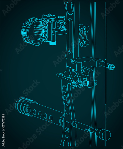 Compound bow sight, shelf and stabilizer