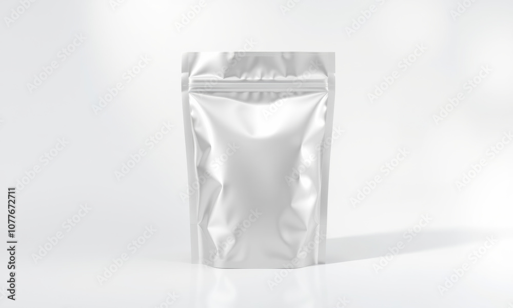 silver foil stand up pouch with sleek design, perfect for packaging various products. Its shiny surface adds modern touch, making it ideal for retail display silver foil stand up pouch with sleek design, perfect for packaging various products. Its shiny surface adds modern touch, making it ideal for retail display