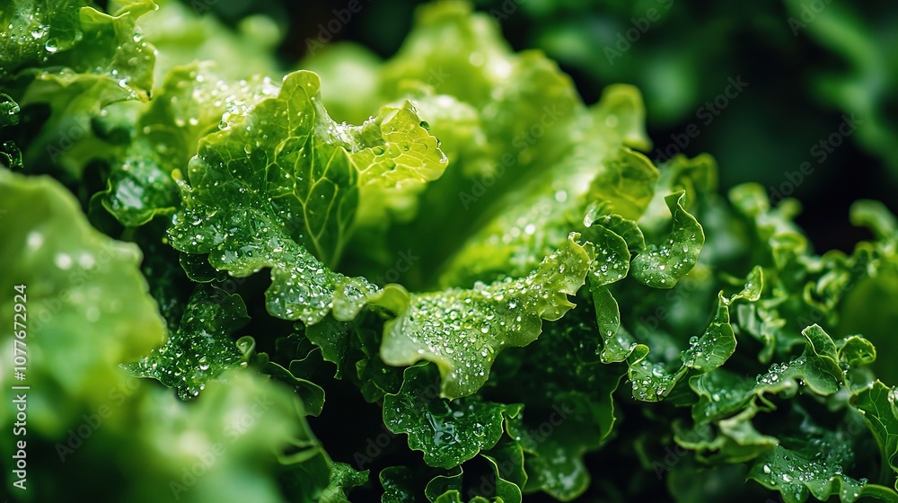 Fresh Green Lettuce Isolated on White Background, Close-Up Shot Showcasing Textures, Details, and Water Drops Perfect for Culinary and Health-Related Themes Fresh Green Lettuce Isolated on White Background, Close-Up Shot Showcasing Textures, Details, and Water Drops Perfect for Culinary and Health-Related Themes