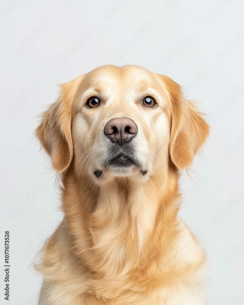 Golden Retriever Dog Portrait with Friendly Expression and Shiny Golden Fur, Ideal for Pet Lovers and Dog Enthusiasts
Golden Retriever Dog Portrait with Friendly Expression and Shiny Golden Fur, Ideal for Pet Lovers and Dog Enthusiasts