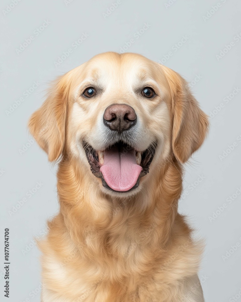 Golden Retriever Dog Portrait with Friendly Expression and Shiny Golden Fur, Ideal for Pet Lovers and Dog Enthusiasts
Golden Retriever Dog Portrait with Friendly Expression and Shiny Golden Fur, Ideal for Pet Lovers and Dog Enthusiasts