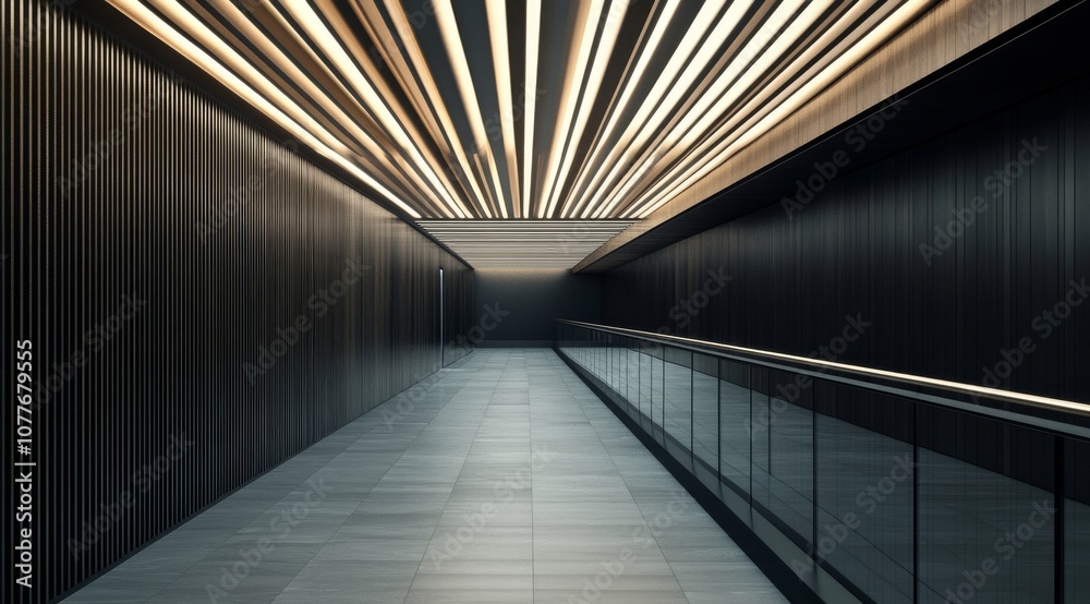Naklejka premium tunnel of light