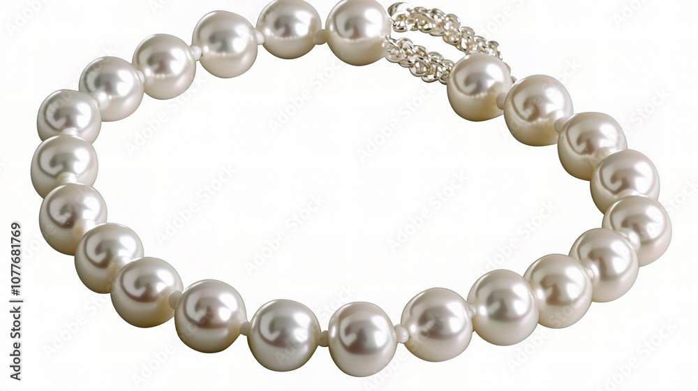 Elegant and Beautiful Pearl Necklace Displaying Timeless Sophistication and Grace, Perfect for Enhancing Any Attire or Occasion with its Classic Charm Elegant and Beautiful Pearl Necklace Displaying Timeless Sophistication and Grace, Perfect for Enhancing Any Attire or Occasion with its Classic Charm