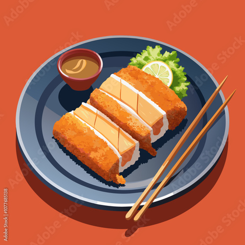 japanese food, tonkatsu