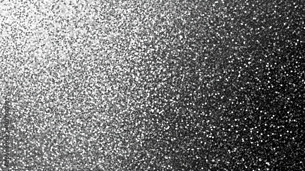Grainy gradient background, grey black white monochrome abstract noise texture banner backdrop design. Monochrome. Illustration Grainy gradient background, grey black white monochrome abstract noise texture banner backdrop design. Monochrome. Illustration