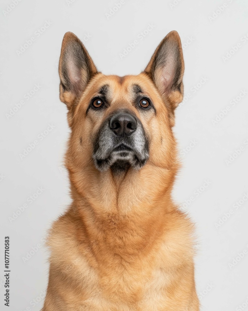 Loyal German Shepherd Portrait with Intelligent Eyes and Strong Build, Ideal for Dog Lovers and Working Dog Enthusiasts
Loyal German Shepherd Portrait with Intelligent Eyes and Strong Build, Ideal for Dog Lovers and Working Dog Enthusiasts