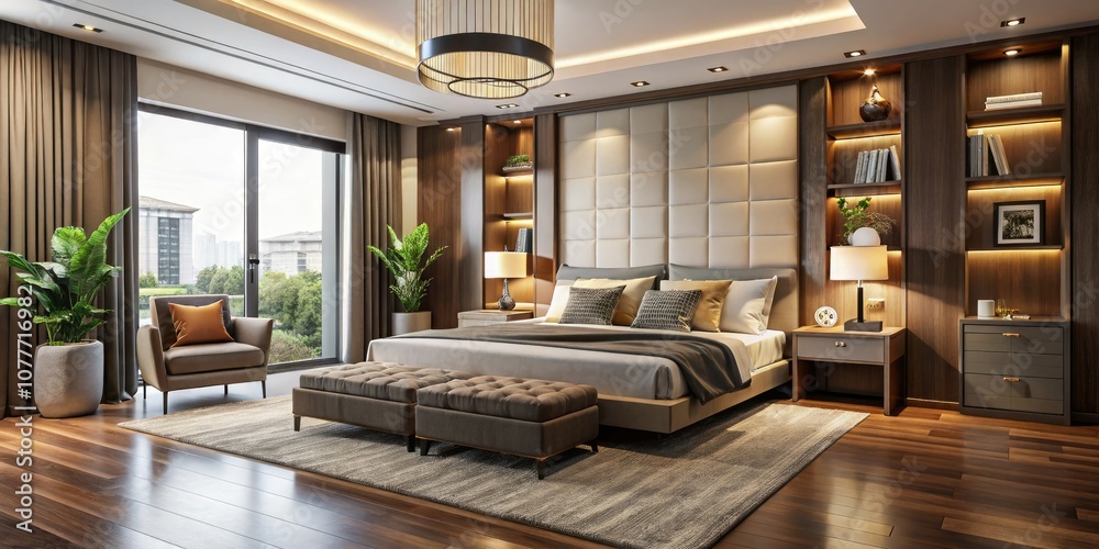 Transform your modern bedroom with strategic furniture arrangements that optimize space and elevate aesthetic appeal, creating a serene environment for relaxation and comfort. Transform your modern bedroom with strategic furniture arrangements that optimize space and elevate aesthetic appeal, creating a serene environment for relaxation and comfort.