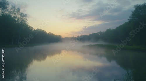 nice landscape theme with colors, peaceful 
