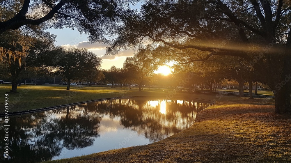 Obraz premium nice landscape theme with colors, peaceful 