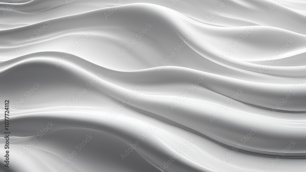 Pure white waves create a seamless blend with the minimalist background, embodying simplicity and elegance, Abstract background. Pure white waves create a seamless blend with the minimalist background, embodying simplicity and elegance, Abstract background.