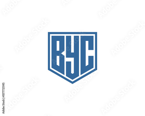 BYC Logo design vector template. BYC photo