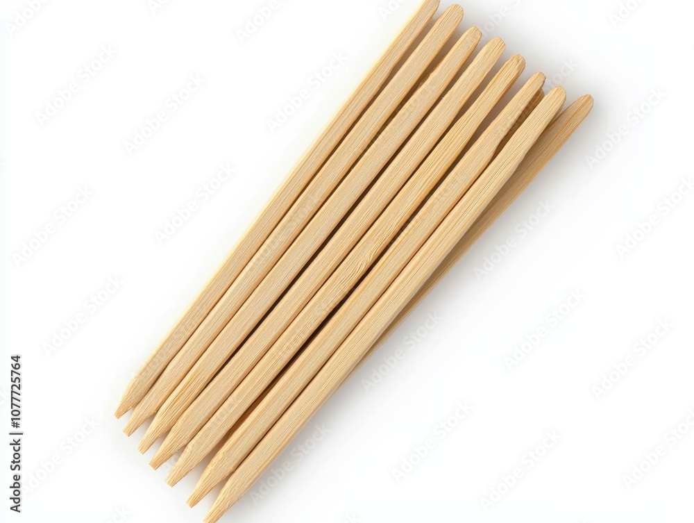 Plant marker stick, isolated on white background Plant marker stick, isolated on white background