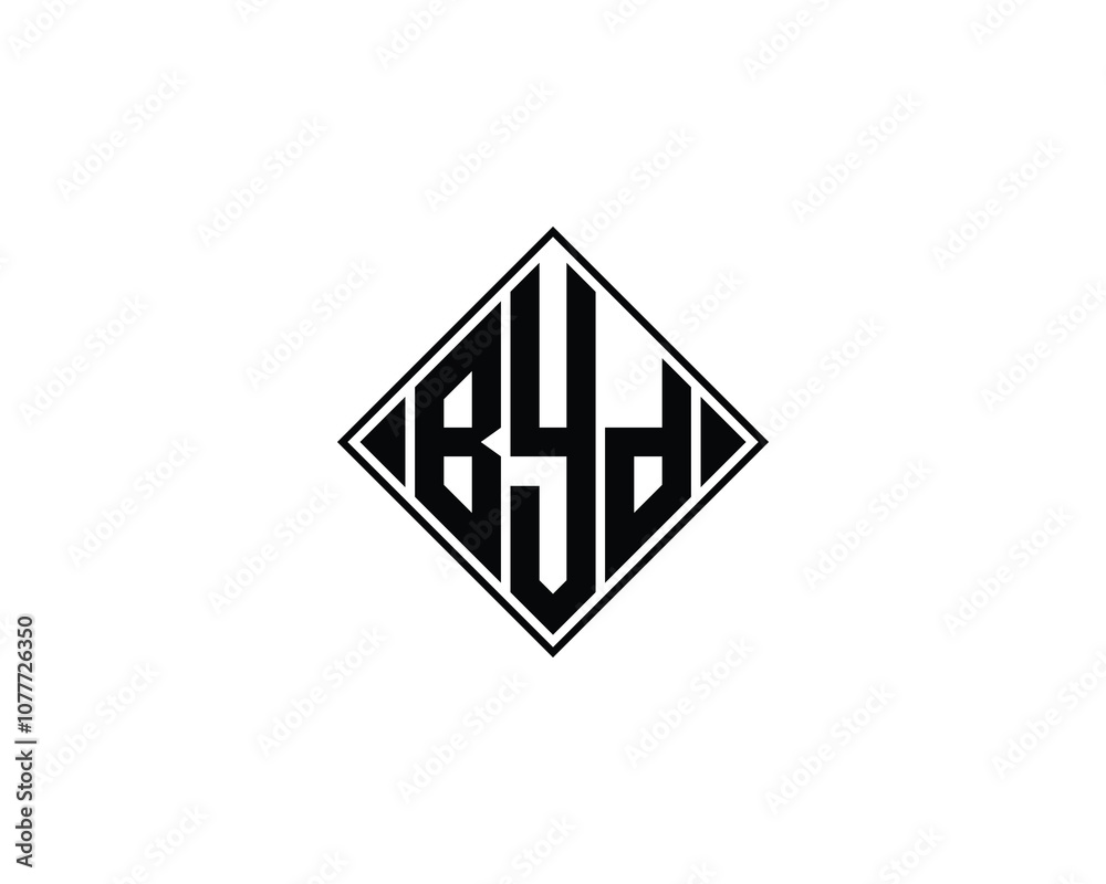 BYD logo design vector template. BYD BYD logo design vector template. BYD