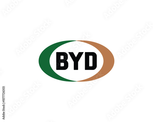 BYD logo design vector template. BYD