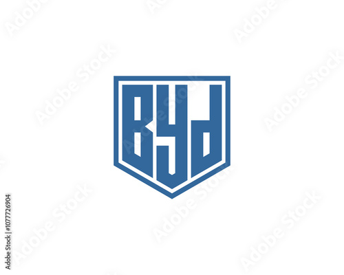 BYD logo design vector template. BYD