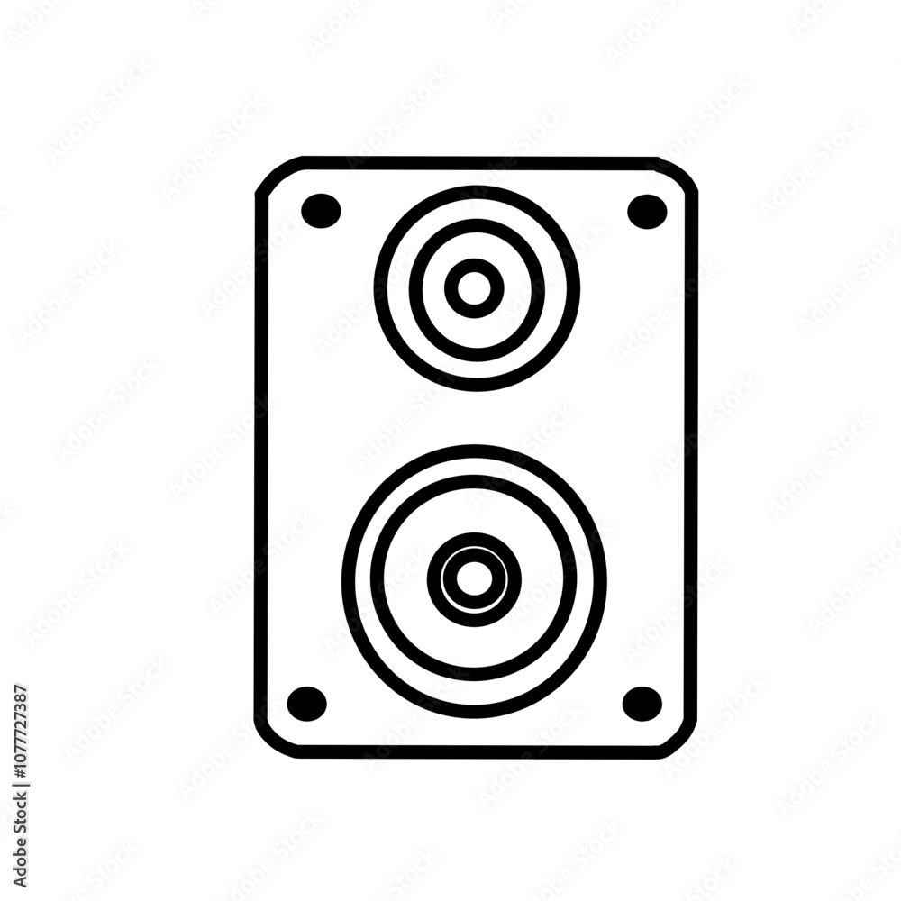 Doodle speakers icon Doodle speakers icon