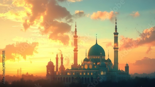 Mosque Sunset