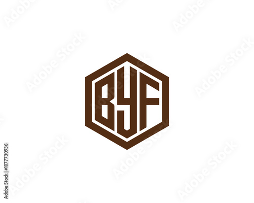 BYF logo design vector template. BYF