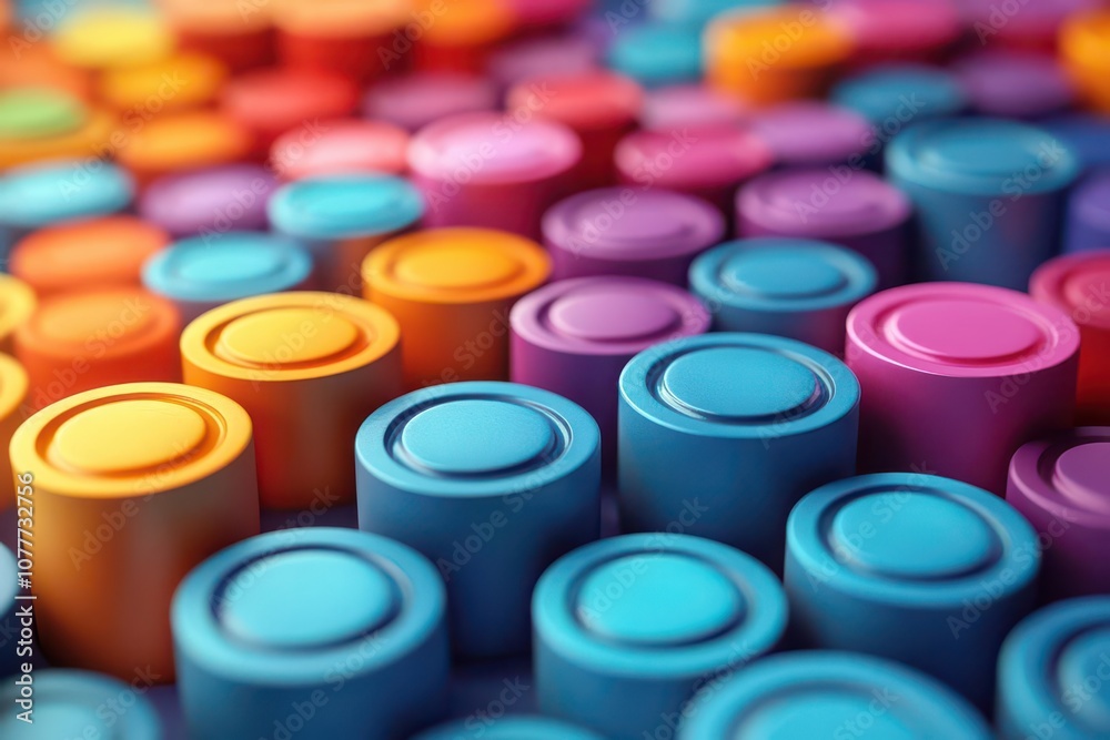 3d render of target audience icons visually representing various demographics and interests designed for marketing or advertising purposes conveying diverse consumer insights
