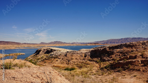 Unbelievable stunning views of Lake Mead in November weather 