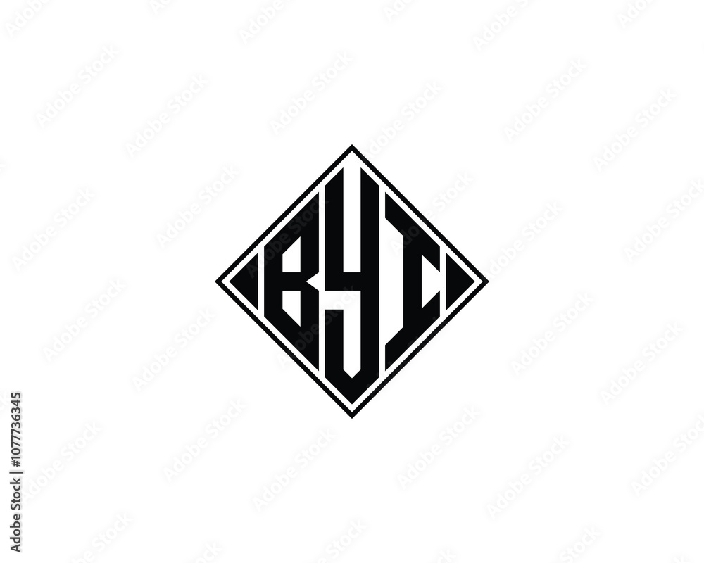 BYI logo design vector template. BYI BYI logo design vector template. BYI