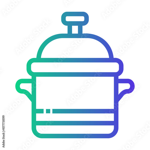 pan Line Gradient Icon