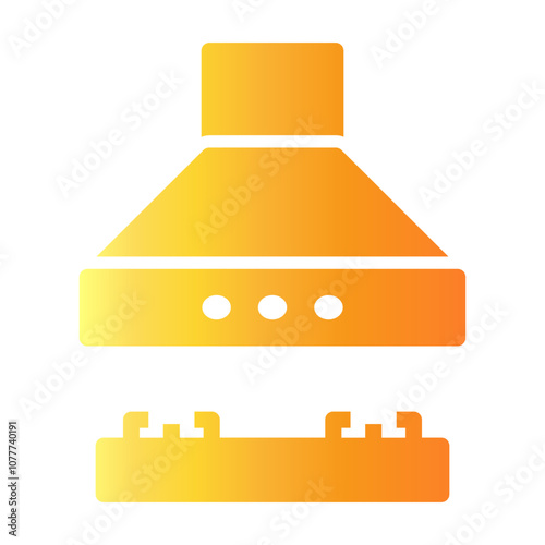 extraction fan Gradient icon