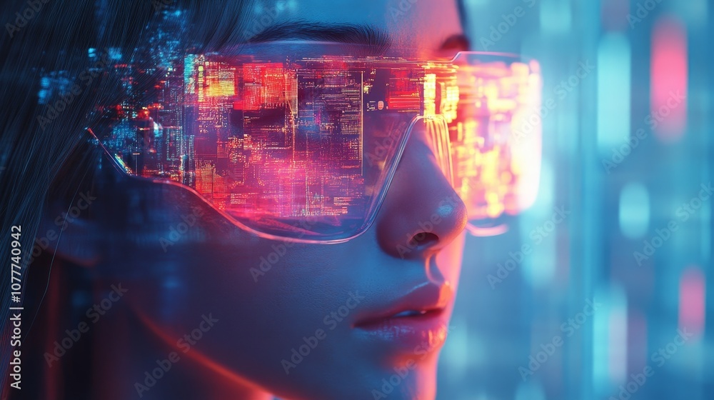 Digital People Technology Company Poster, Three-Dimensional Design with Science and Technology Elements, Abstract Representation of Innovation, Futuristic Concept Digital People Technology Company Poster, Three-Dimensional Design with Science and Technology Elements, Abstract Representation of Innovation, Futuristic Concept