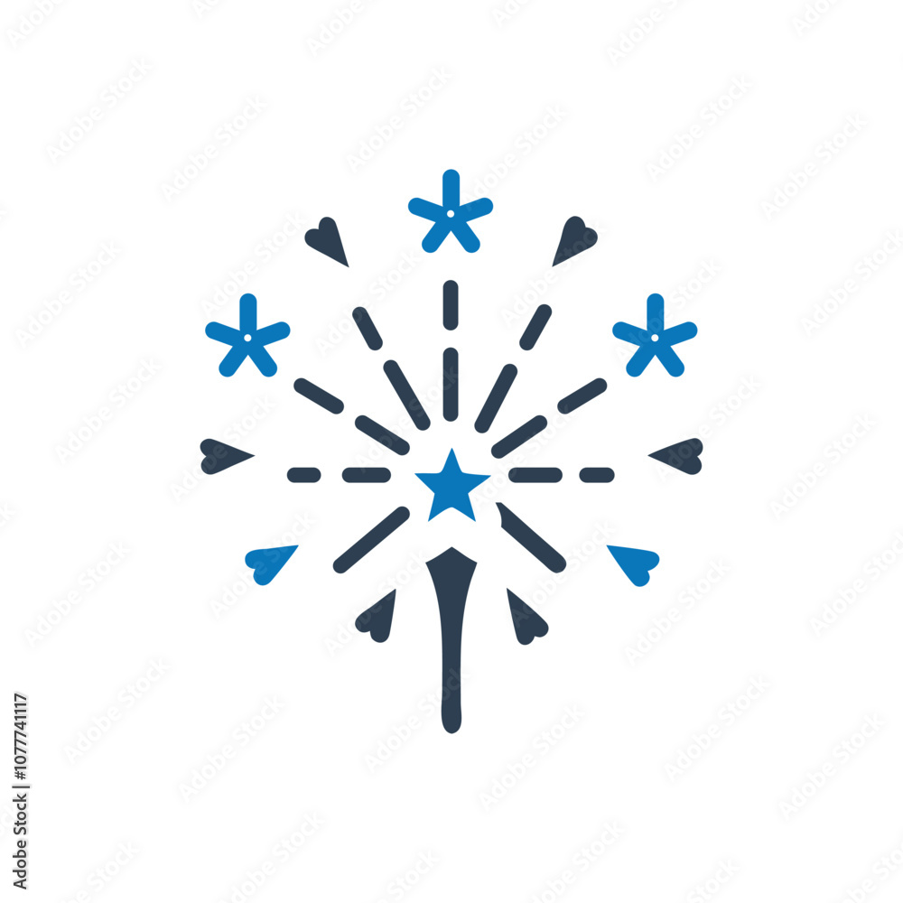 Confetti party popper icon