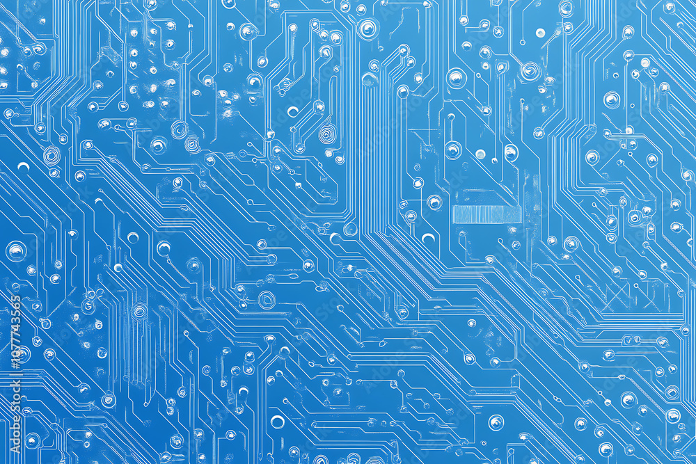 Futuristic vector illustration of a blue circuit board with intricate digital tech elements, perfect for advanced technology backgrounds.
Futuristic vector illustration of a blue circuit board with intricate digital tech elements, perfect for advanced technology backgrounds.