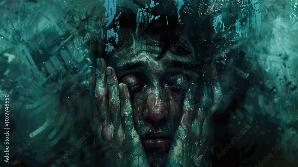 A Portrait of Anguish: Exploring the Depths of Human Emotion A Portrait of Anguish: Exploring the Depths of Human Emotion