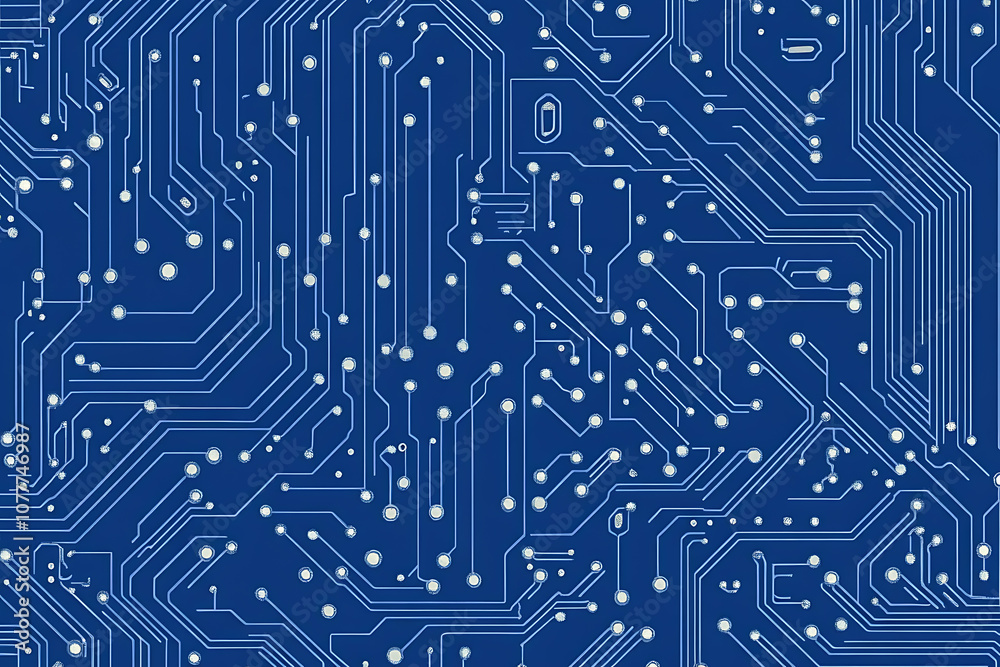 Futuristic vector illustration of a blue circuit board with intricate digital tech elements, perfect for advanced technology backgrounds.
Futuristic vector illustration of a blue circuit board with intricate digital tech elements, perfect for advanced technology backgrounds.