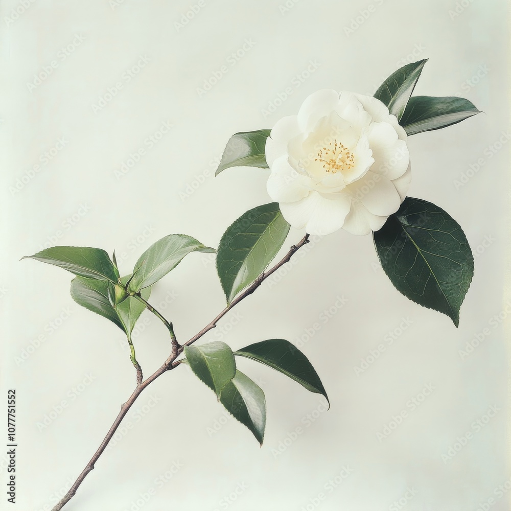 Obraz premium white rose flower