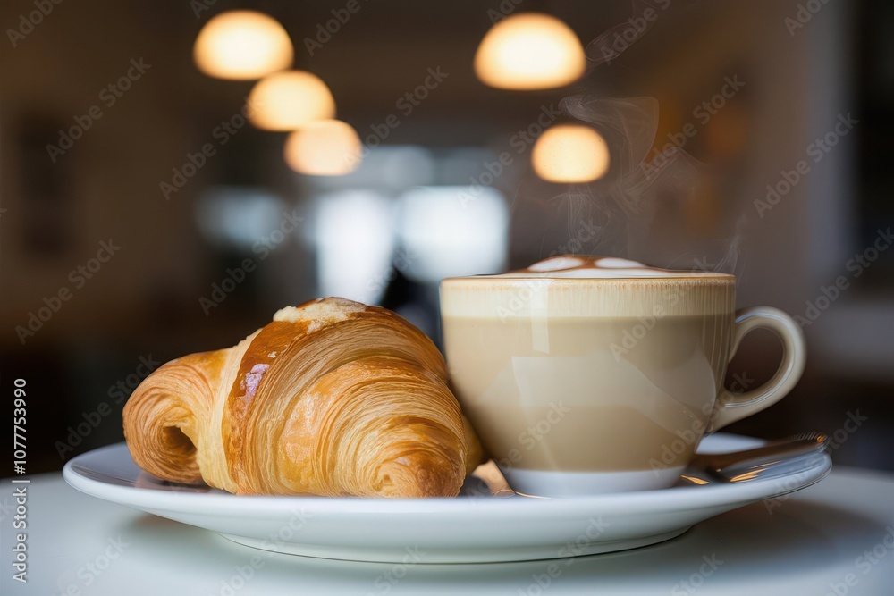 Coffee and Croissant Breakfast Coffee and Croissant Breakfast