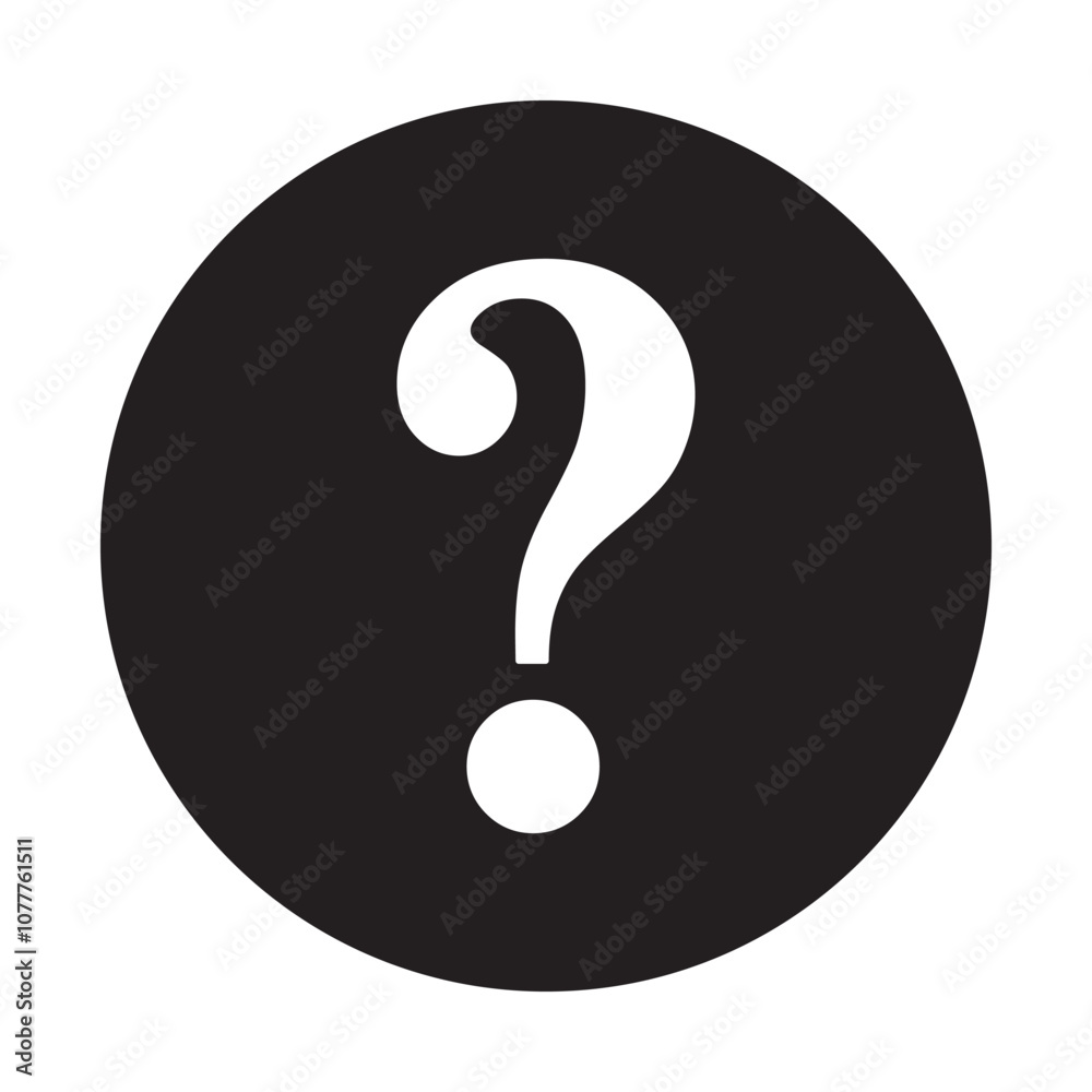 Question mark icon design. Question mark icon design.