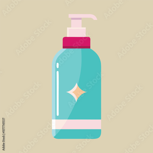 skincare lotion silhouette vector illustration