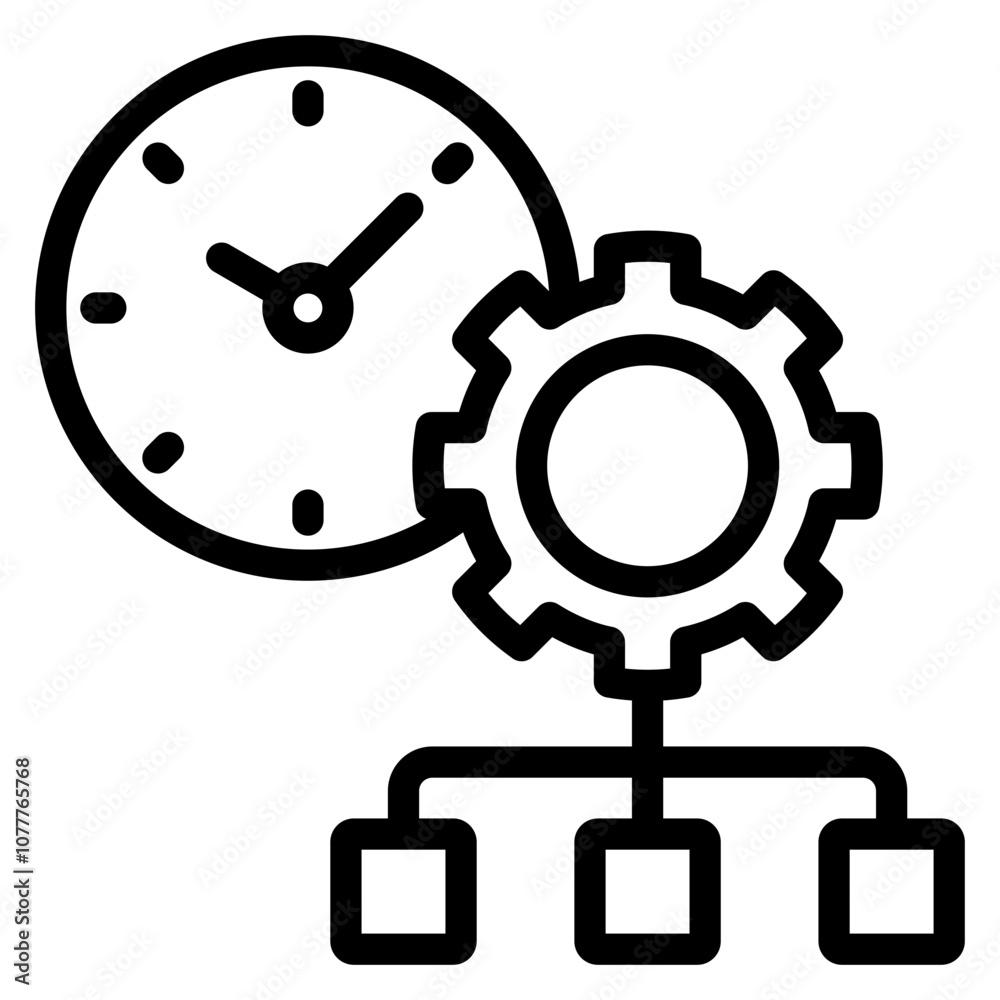 Time Management Icon Time Management Icon