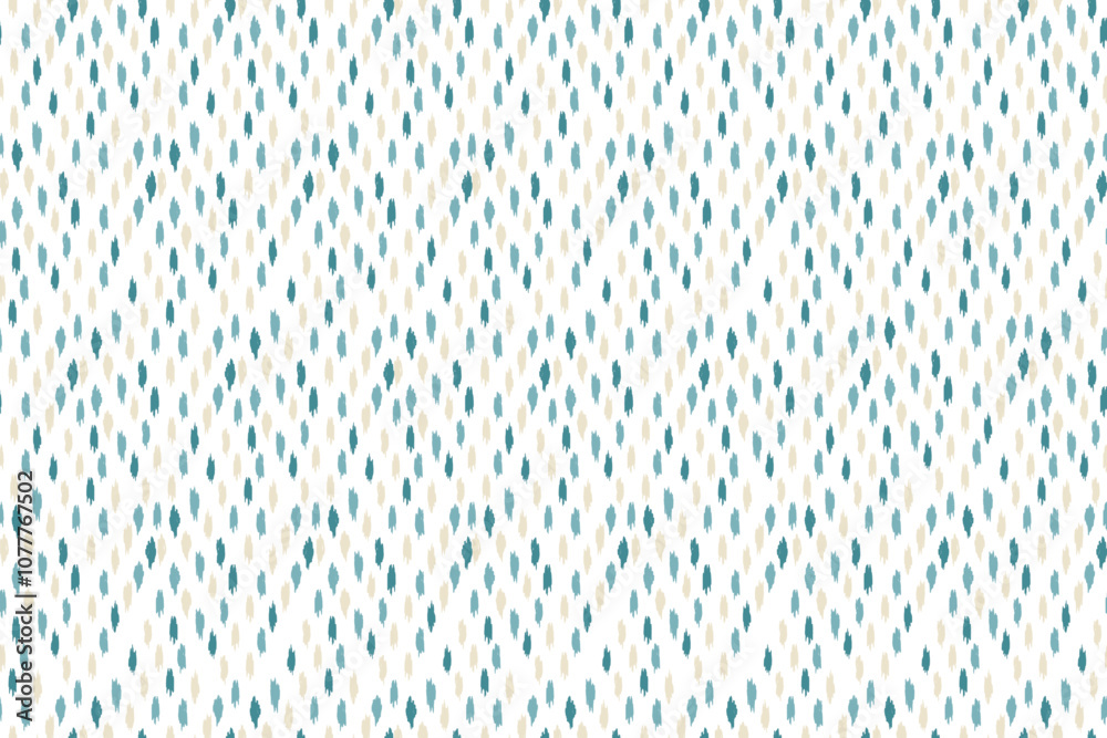 Green dots on background. Seamless vector polka dot pattern. Vector illustration for fabric, wallpaper or wrapping paper design.