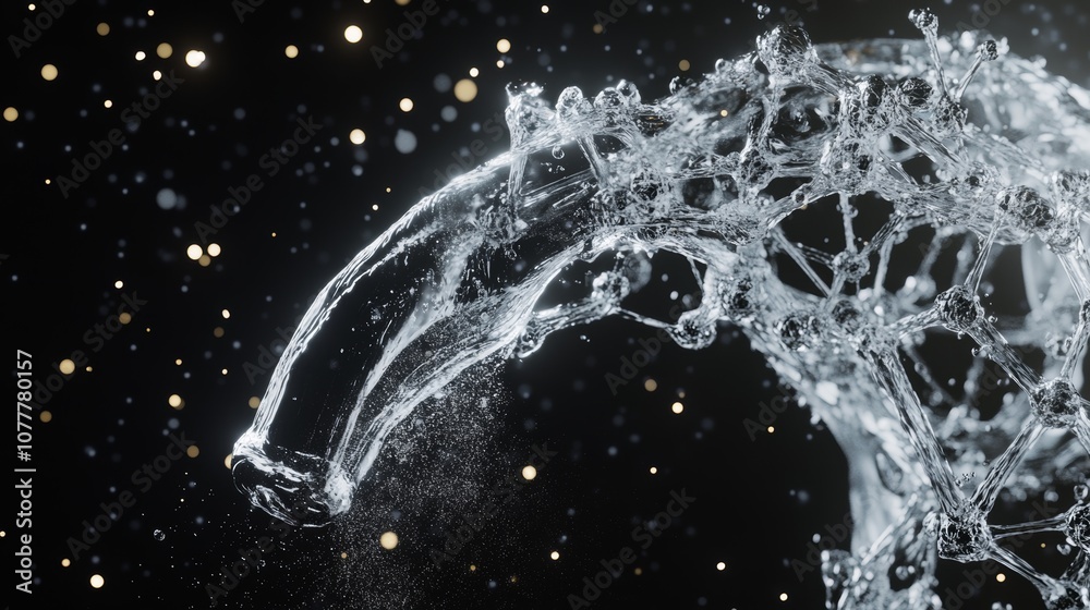 A dynamic splash of water captured in motion, showcasing intricate details and textures. A dynamic splash of water captured in motion, showcasing intricate details and textures.