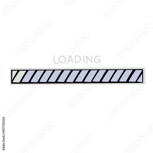 Loading bar vector icon