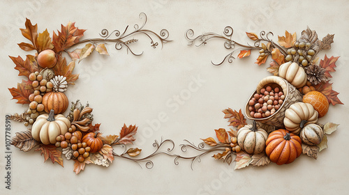 Autumn Harvest Wreath:  A c...