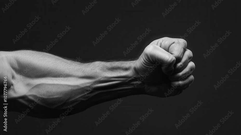 A close-up of a clenched fist, showcasing muscular definition and prominent veins, set against a dark background. A close-up of a clenched fist, showcasing muscular definition and prominent veins, set against a dark background.