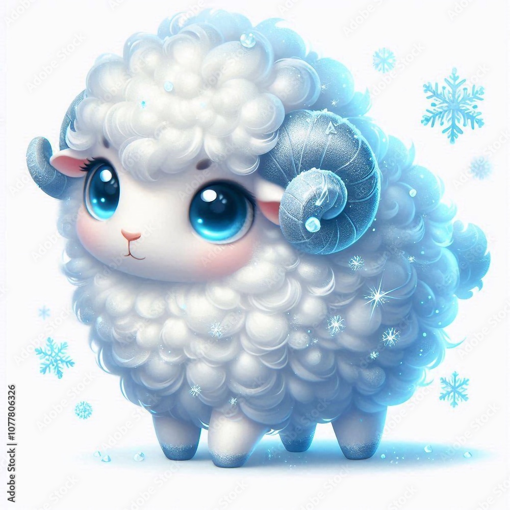 Obraz premium niedliches Schaf