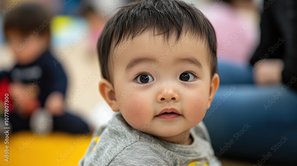 遊び心のある環境で幸せな子供たちと関わる保育センターのチーム 遊び心のある環境で幸せな子供たちと関わる保育センターのチーム