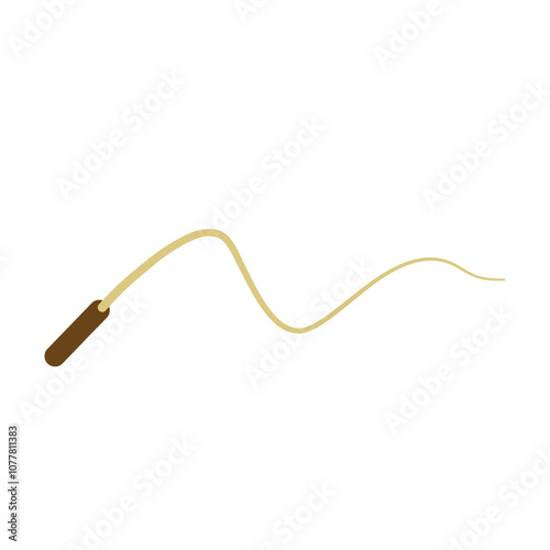 silhouette whip rope