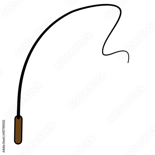 silhouette whip rope