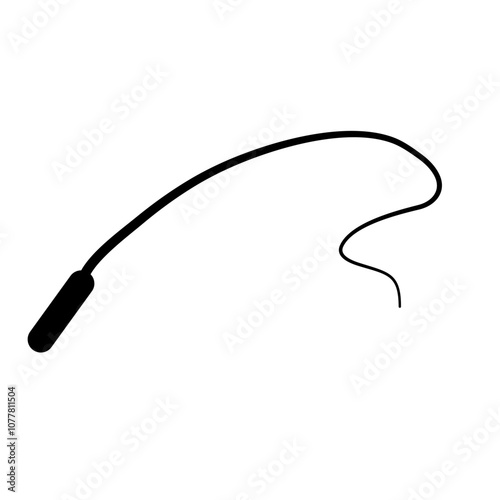 silhouette whip rope