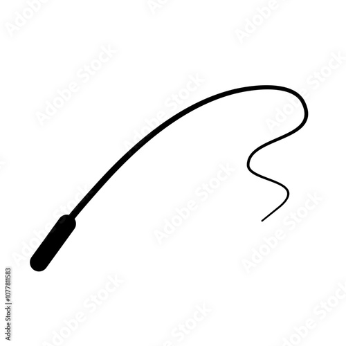 silhouette whip rope